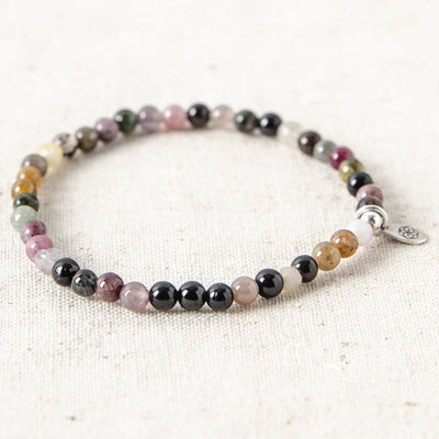 View Rainbow Tourmaline Energy Bracelet